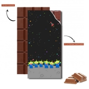 Tablette de chocolat personnalisé Toy Story Alien Road To the moon