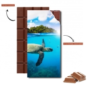 Tablette de chocolat personnalisé Tropical Paradise