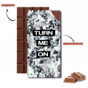Tablette de chocolat personnalisé Turn me on