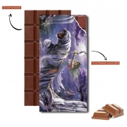 Tablette de chocolat personnalisé Tyrande Whisperwind World Of Warcraft Art