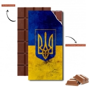 Tablette de chocolat personnalisé Ukraine Flag
