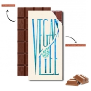 Tablette de chocolat personnalisé Vegan Life - Vegetables is good !