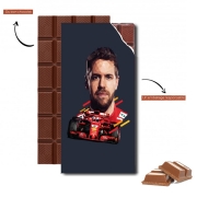 Tablette de chocolat personnalisé Vettel Formula One Driver