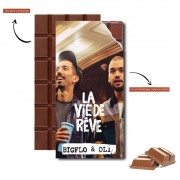 Tablette de chocolat personnalisé Vie de reve