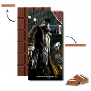 Tablette de chocolat personnalisé Watch Dogs Everything is connected