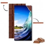 Tablette de chocolat personnalisé Wave Wall