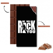 Tablette de chocolat personnalisé We will rock you