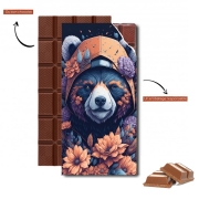 Tablette de chocolat personnalisé Wild black Bear