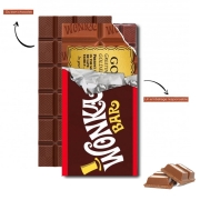 Tablette de chocolat personnalisé Willy Wonka Chocolate BAR