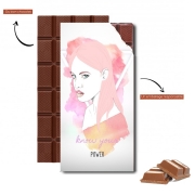 Tablette de chocolat personnalisé Visage femme Know your  power