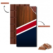 Tablette de chocolat personnalisé Wooden New England