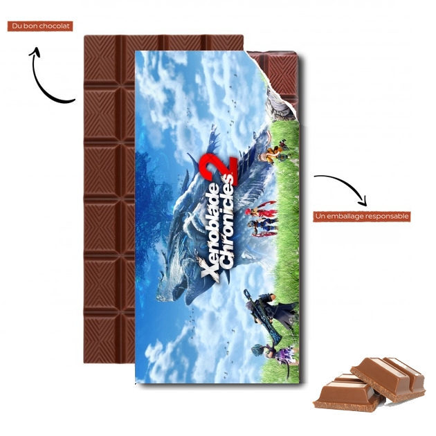 Tablette de chocolat personnalisé Xenoblade Chronicles 2