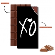 Tablette de chocolat personnalisé XO The Weeknd Love