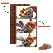 Tablette de chocolat personnalisé Zootopia Selfy