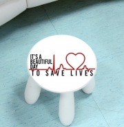 Tabouret enfant Beautiful Day to save life