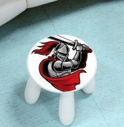 Tabouret enfant Knight with red cap