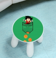 Tabouret enfant Pocket Collection: Goku Dragon Balls