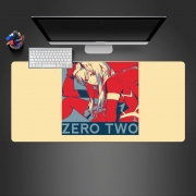 Tapis de souris géant Darling Zero Two Propaganda