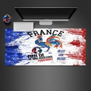 Tapis de souris géant France Football Coq Sportif Fier de nos couleurs Allez les bleus
