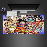 Tapis de souris géant Kakarot Goku Evolution