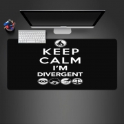 Tapis de souris géant Keep Calm Divergent Faction