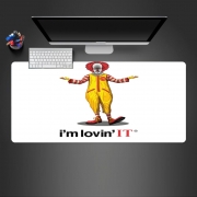 Tapis de souris géant Mcdonalds Im lovin it - Clown Horror