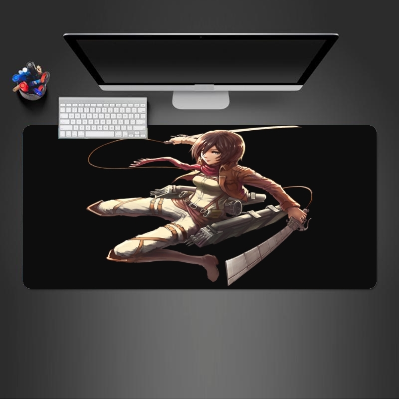Tapis de souris géant Mikasa Titan