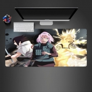Tapis de souris géant Naruto Sakura Sasuke Team7