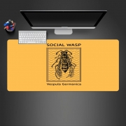 Tapis de souris géant Social Wasp Vespula Germanica