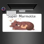 Tapis de souris géant Super marmotte