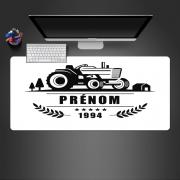 Tapis de souris géant Tractor Logo Natural custom Name Tag
