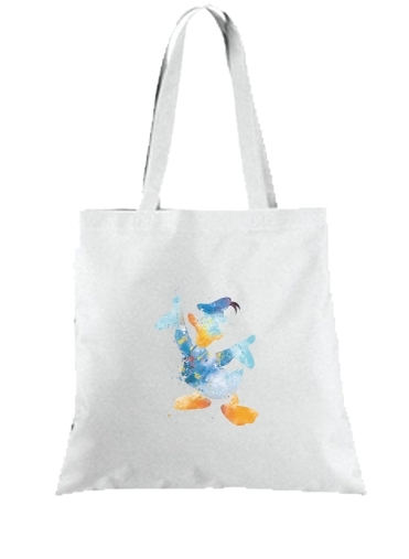 Tote Bag  Sac Donald Duck Watercolor Art