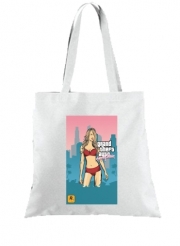 Tote Bag  Sac GTA collection: Bikini Girl Miami Beach