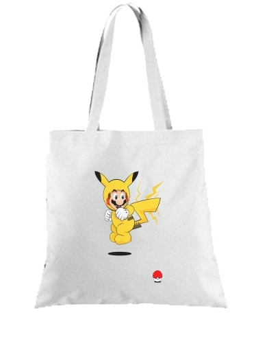 Tote Bag  Sac Mario mashup Pikachu Impact-hoo!