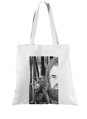 Tote Bag  Sac The Bear and the Hunter Revenant