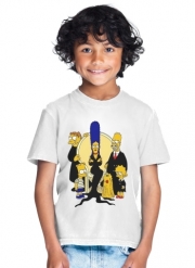 T-Shirt Garçon Famille Adams x Simpsons