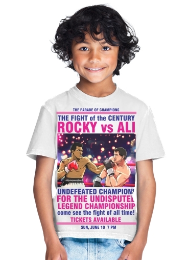 T-Shirt Garçon Ali vs Rocky