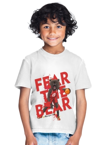 T-Shirt Garçon Beasts Collection: Fear the Bear