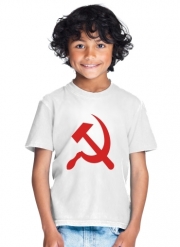 T-Shirt Garçon Communiste faucille et marteau