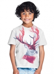 T-Shirt Garçon Deer paint
