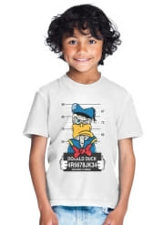 T-Shirt Garçon Donald Duck Crazy Jail Prison