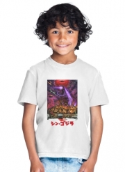 T-Shirt Garçon Godzilla War Machine