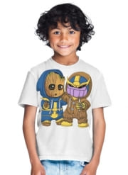 T-Shirt Garçon Groot x Thanos