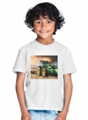 T-Shirt Garçon John Deer Tracteur vert