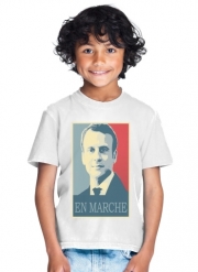 T-Shirt Garçon Macron Propaganda En marche la France