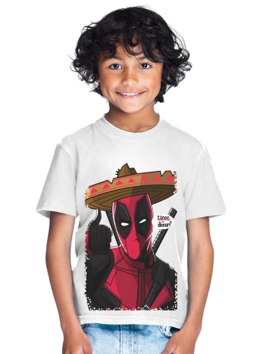 T-Shirt Garçon Mexican Deadpool