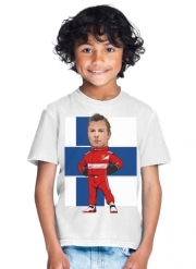 T-Shirt Garçon MiniRacers: Kimi Raikkonen - Ferrari Team F1