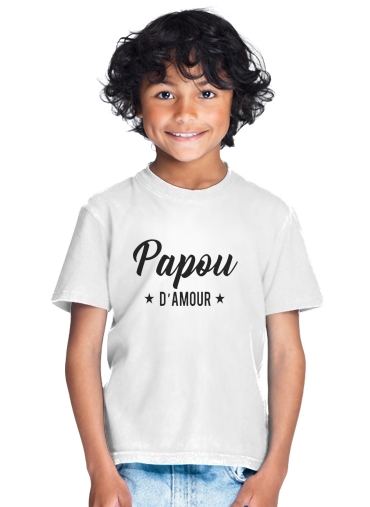 T-Shirt Garçon Papou d'amour