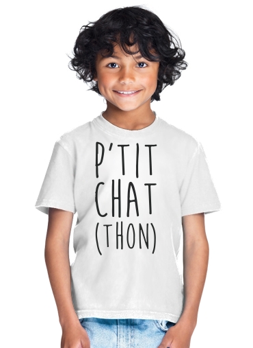 T-Shirt Garçon Petit Chat Thon