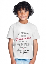 T-Shirt Garçon Princesse et secrétaire